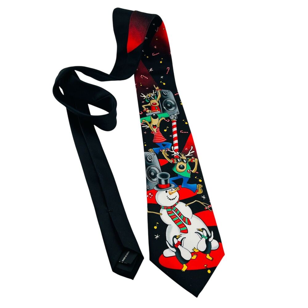 Christmas Necktie - Santa Tie Reindeer Noel Holiday Collection 59 x 3.5"